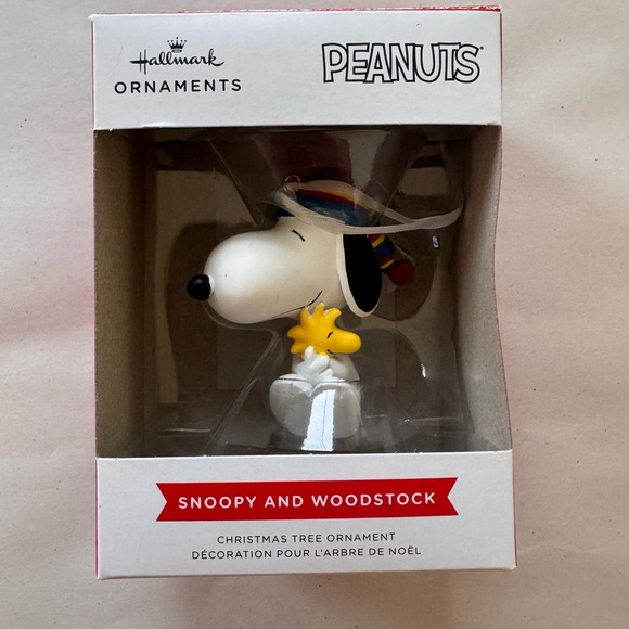 Hallmark Peanuts Snoopy & Woodstock Holiday Ornament - Picture 1 of 6
